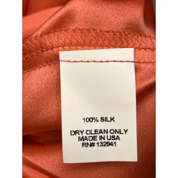 Amanda Uprichard Orange Midi Dress - Picture 6 of 9